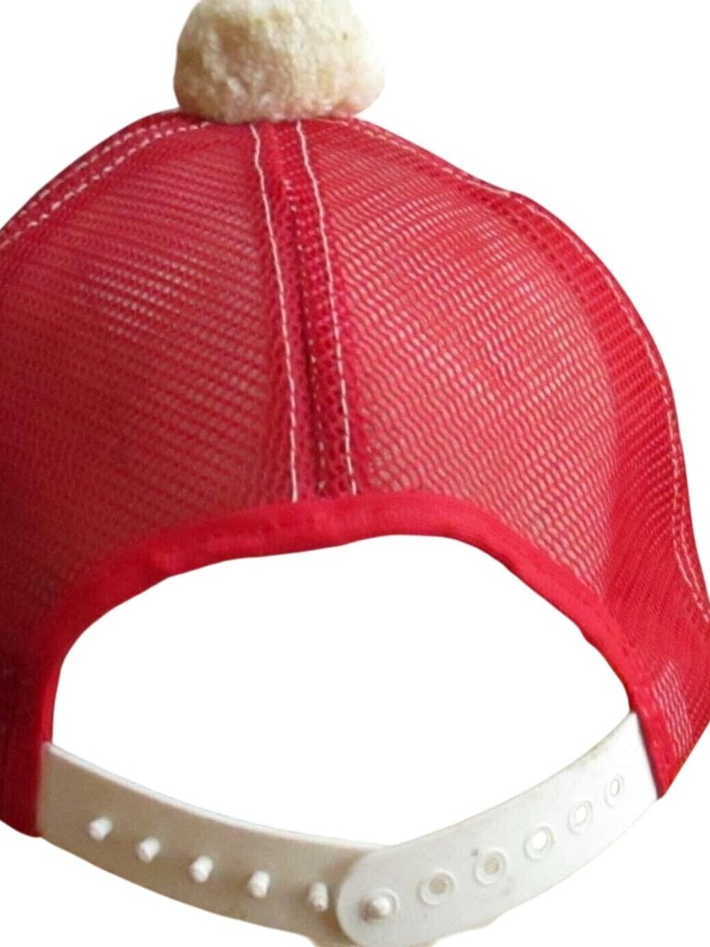 Vintage Mesh Snapback Cap Nebraska Know Tours Trucker Hat Red Omaha World-Herald